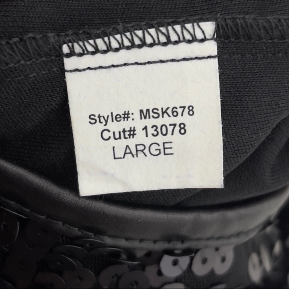 Bar III Sequin Pencil Midi Skirt with Tulle - Picture 10 of 10